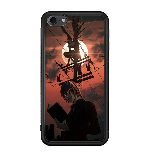 Death Note After The Moon Coming iPod Touch 6 Case-Rubber Black (2D Case)-Oxvistore