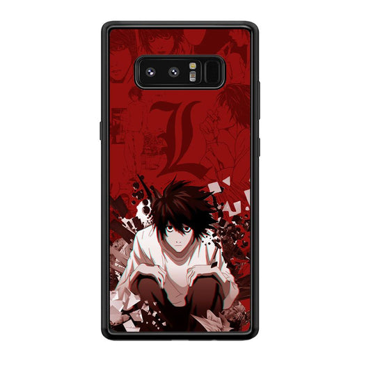 Death Note Stare of L Samsung Galaxy Note 8 Case-Oxvistore