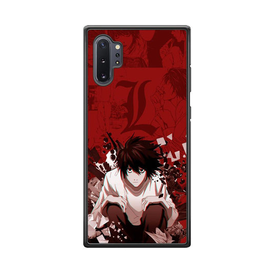 Death Note Stare of L Samsung Galaxy Note 10 Plus Case-Oxvistore