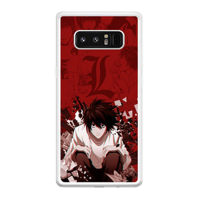 Death Note Stare of L Samsung Galaxy Note 8 Case-Oxvistore