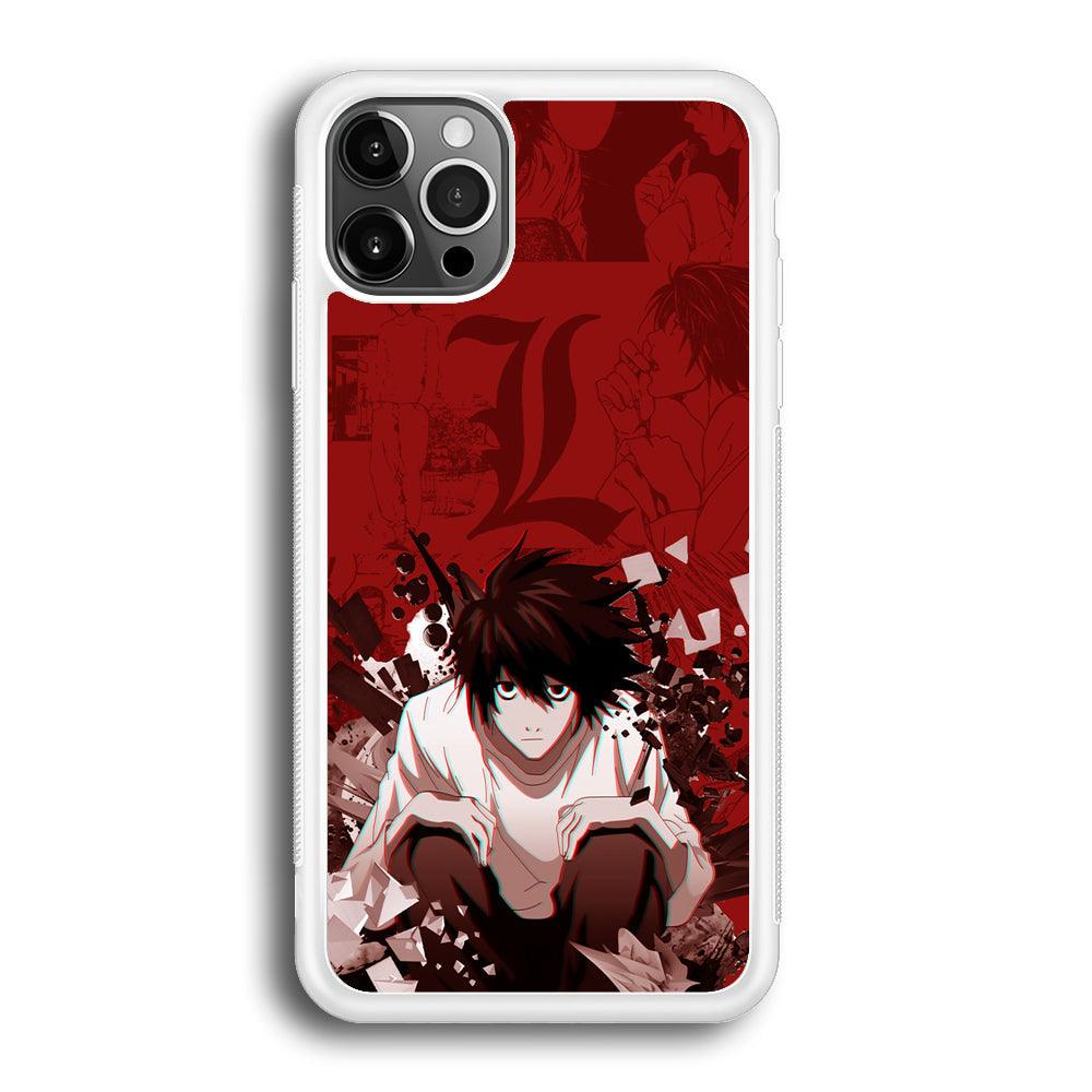 Death Note Stare of L iPhone 12 Pro Case-Oxvistore