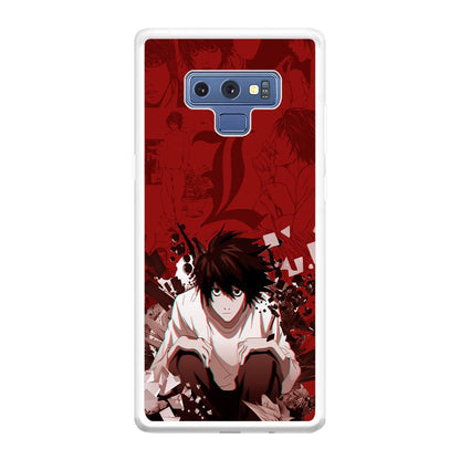 Death Note Stare of L Samsung Galaxy Note 9 Case-Oxvistore