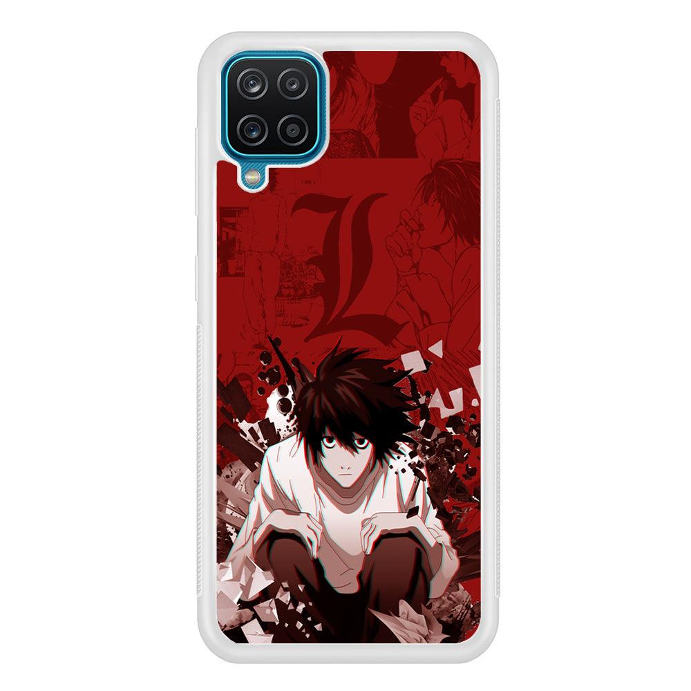 Death Note Stare of L Samsung Galaxy A12 Case-Oxvistore