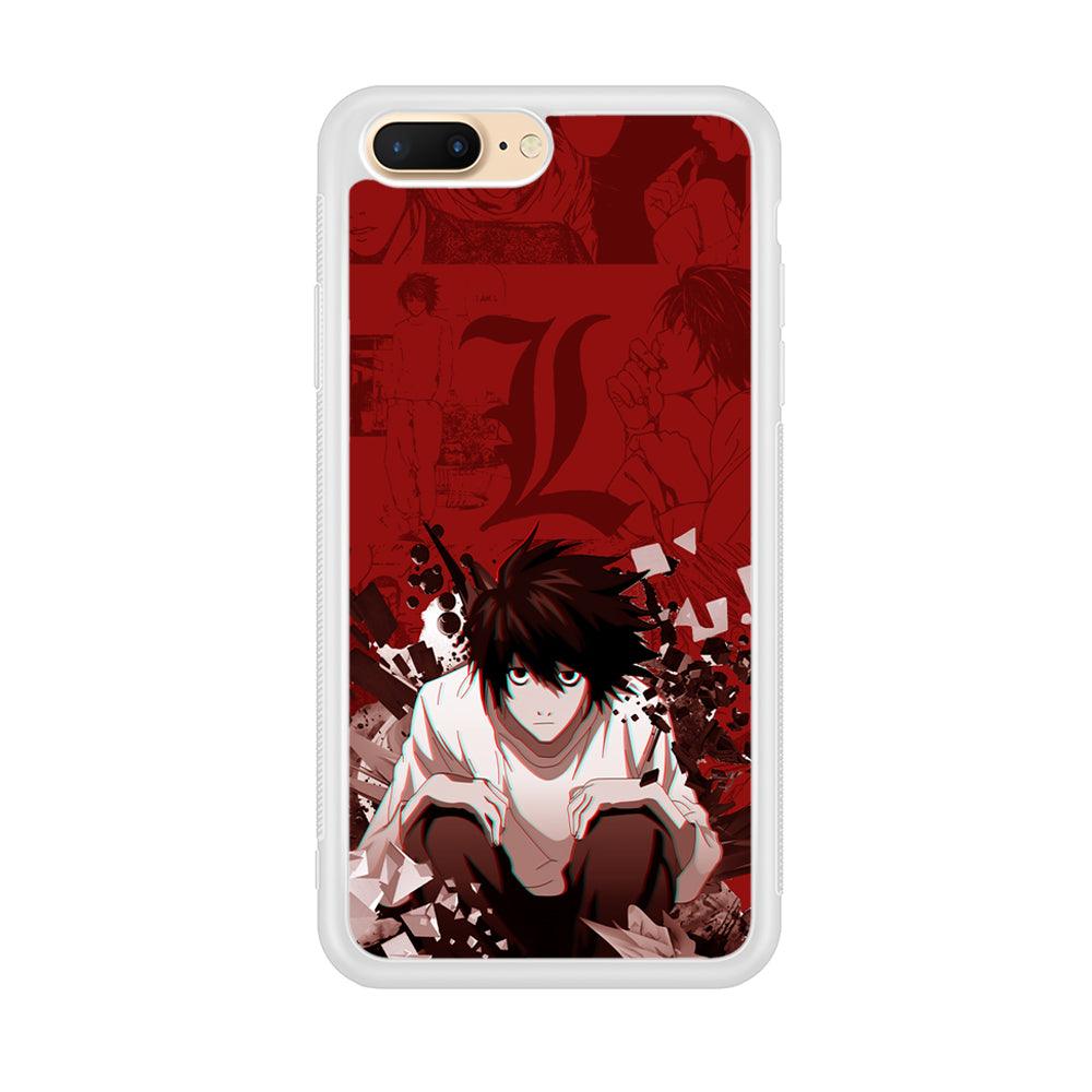 Death Note Stare of L iPhone 8 Plus Case-Oxvistore