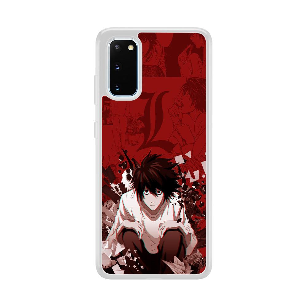 Death Note Stare of L Samsung Galaxy S20 Case-Oxvistore