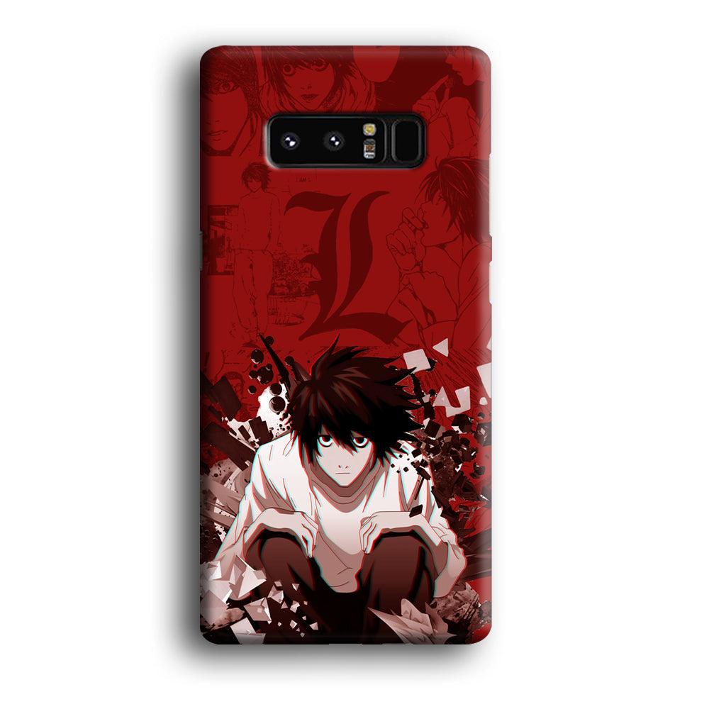 Death Note Stare of L Samsung Galaxy Note 8 Case-Oxvistore