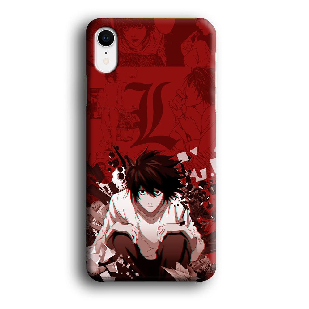 Death Note Stare of L iPhone XR Case-Oxvistore