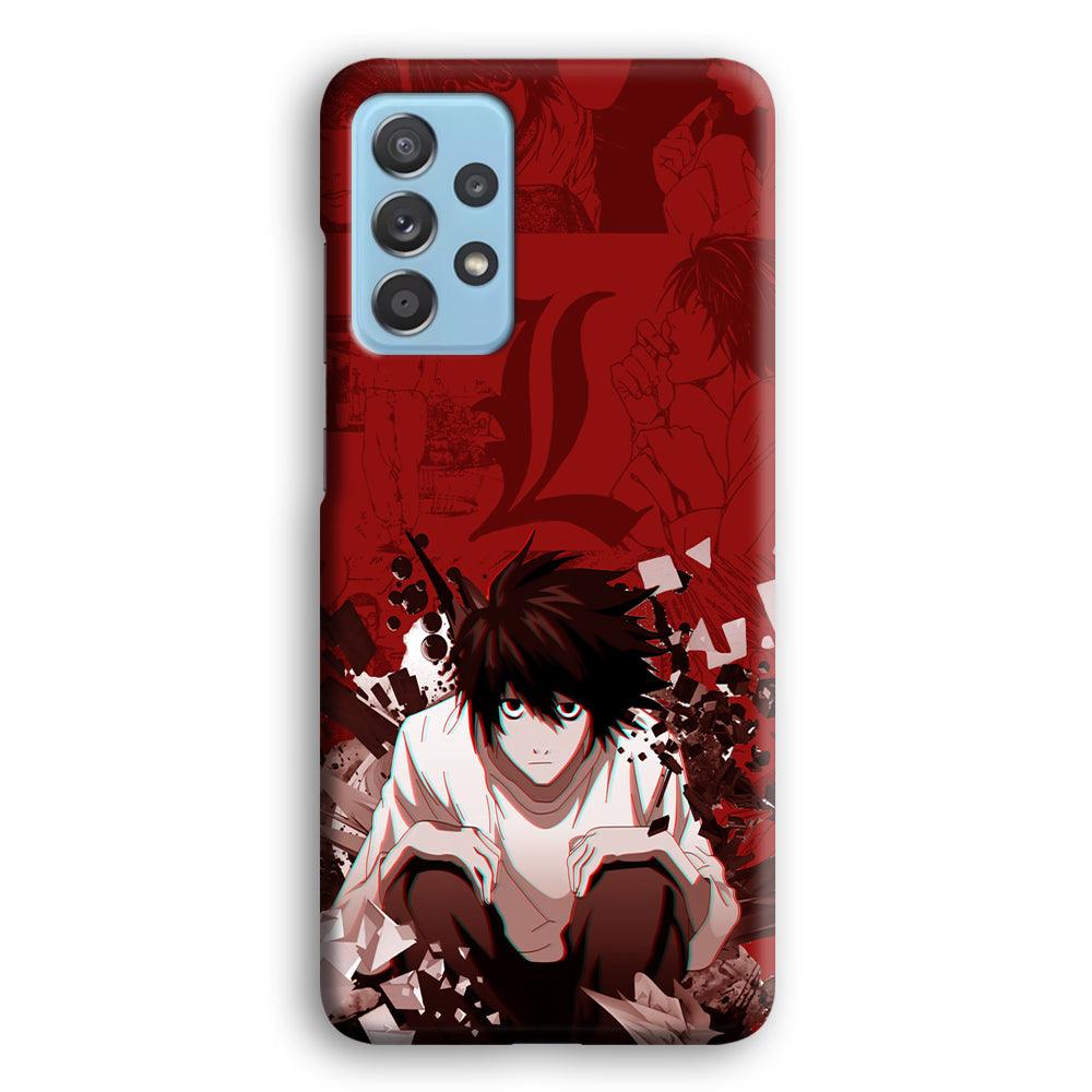 Death Note Stare of L Samsung Galaxy A52 Case-Oxvistore