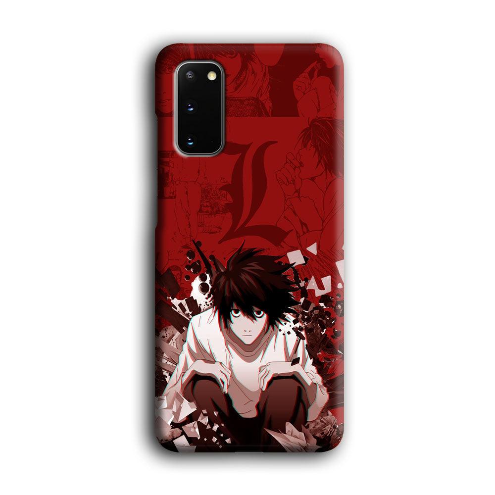 Death Note Stare of L Samsung Galaxy S20 Case-Oxvistore