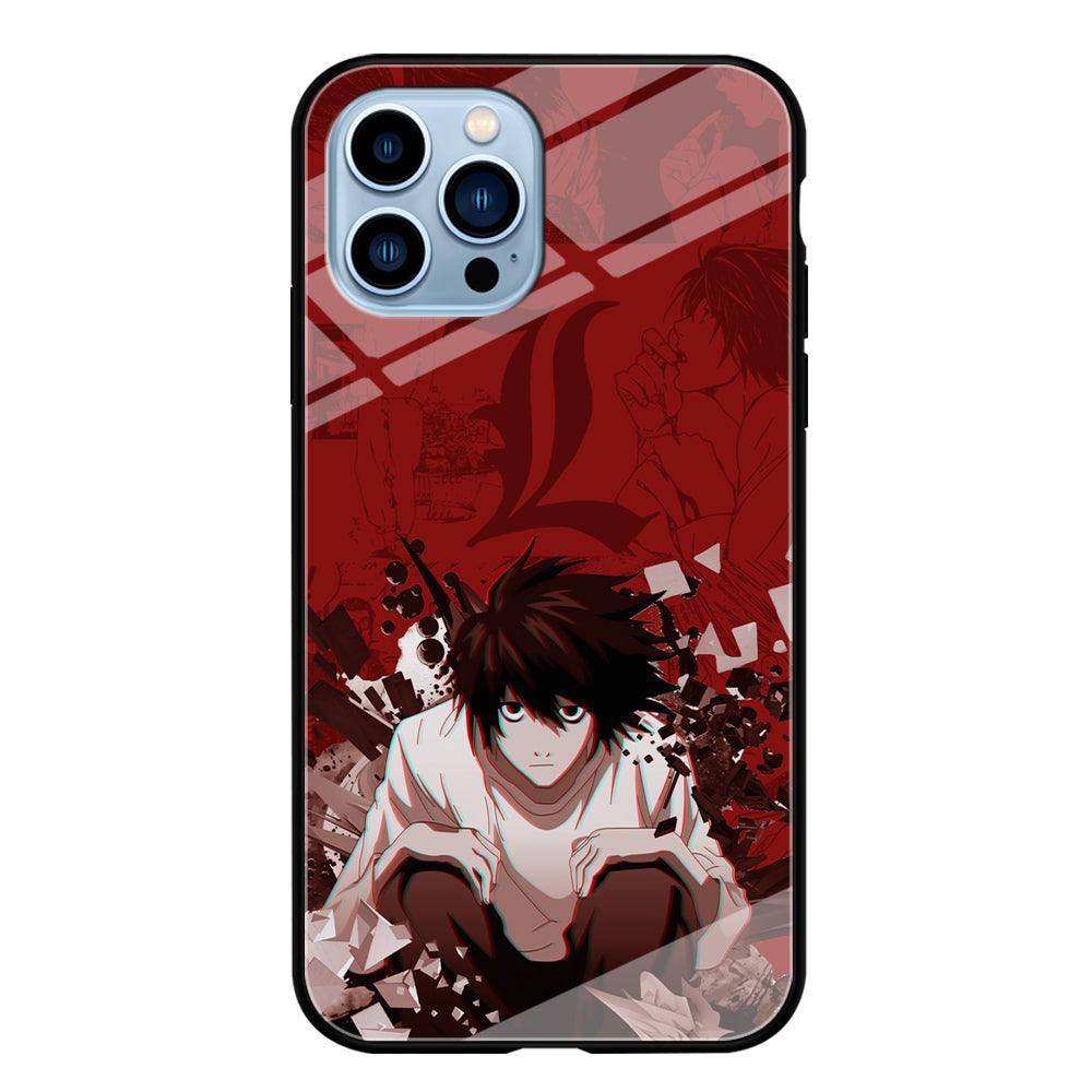 Death Note Stare of L iPhone 15 Pro Case-Oxvistore