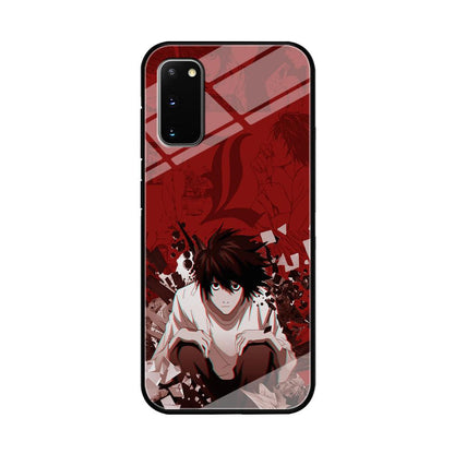 Death Note Stare of L Samsung Galaxy S20 Case-Oxvistore