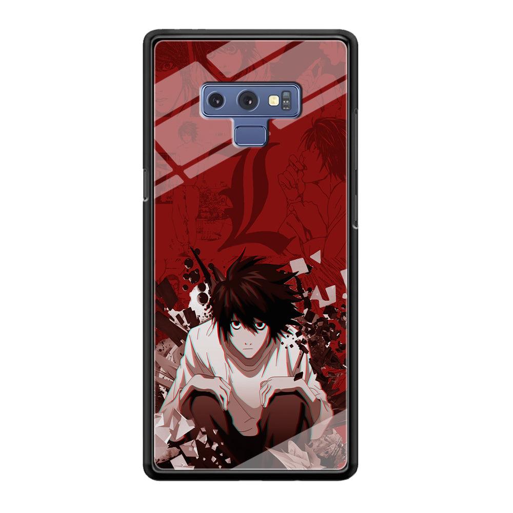 Death Note Stare of L Samsung Galaxy Note 9 Case-Oxvistore