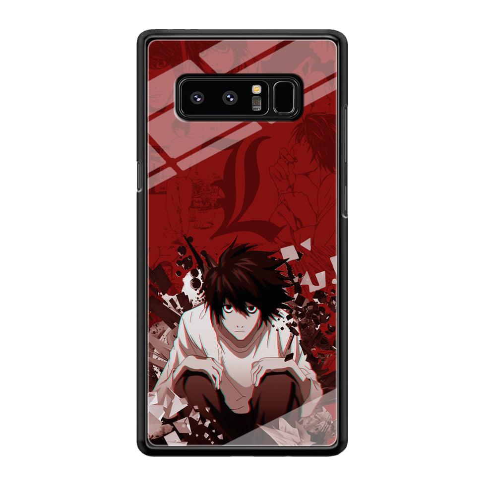 Death Note Stare of L Samsung Galaxy Note 8 Case-Oxvistore