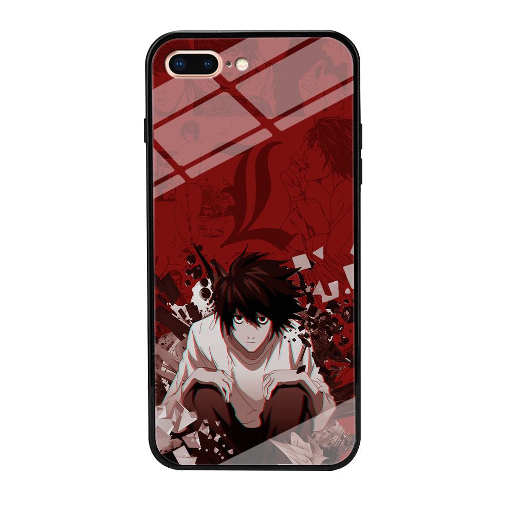 Death Note Stare of L iPhone 8 Plus Case-Oxvistore