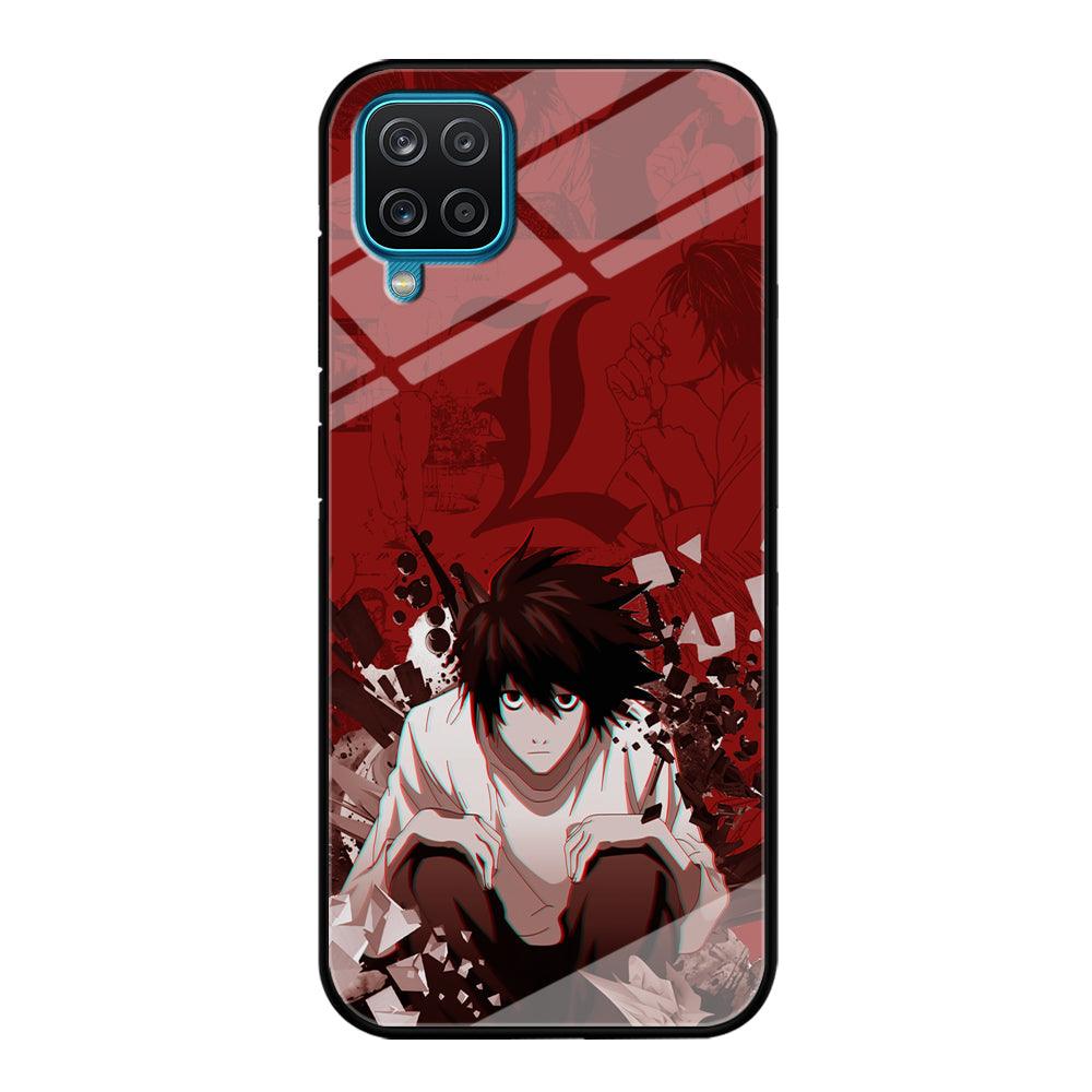 Death Note Stare of L Samsung Galaxy A12 Case-Oxvistore