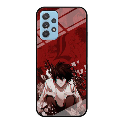 Death Note Stare of L Samsung Galaxy A52 Case-Oxvistore