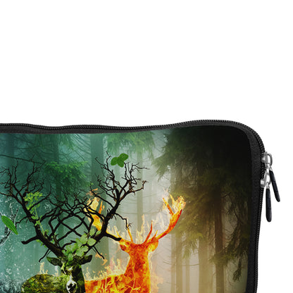 Deer Fire Water Laptop Sleeve Protective Cover