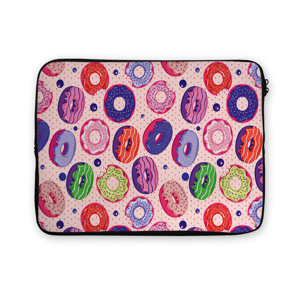 Delicious Donuts Food Laptop Sleeve Protective Cover