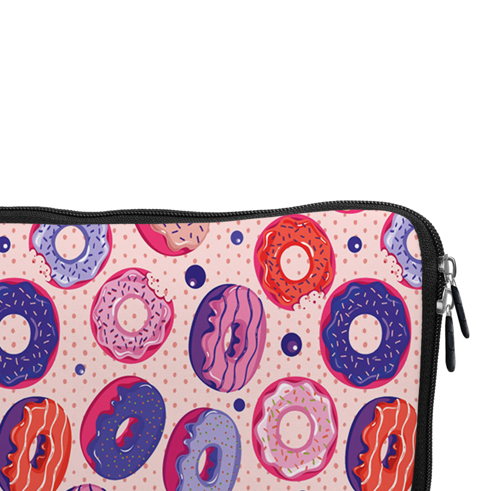 Delicious Donuts Food Laptop Sleeve Protective Cover