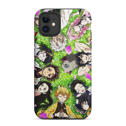 Demon Slayer All Characters 2 in 1 Tough Phone Case