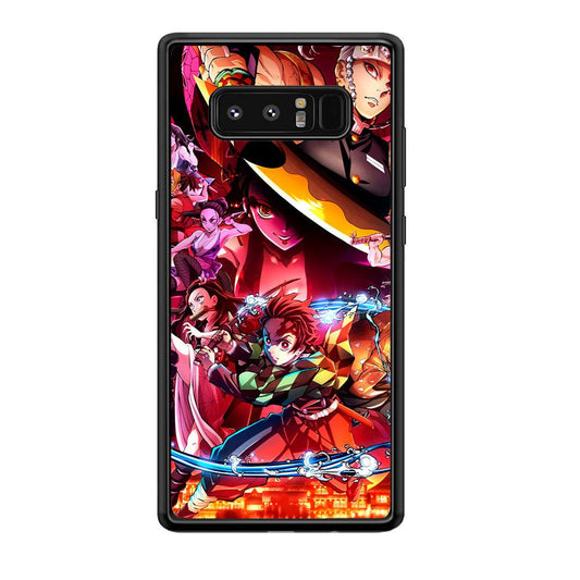 Demon Slayer Blades of Liberty Samsung Galaxy Note 8 Case-Oxvistore