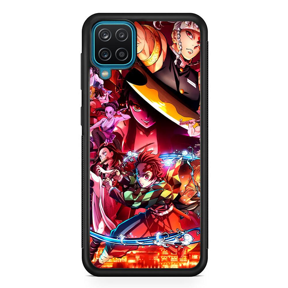 Demon Slayer Blades of Liberty Samsung Galaxy A12 Case-Oxvistore