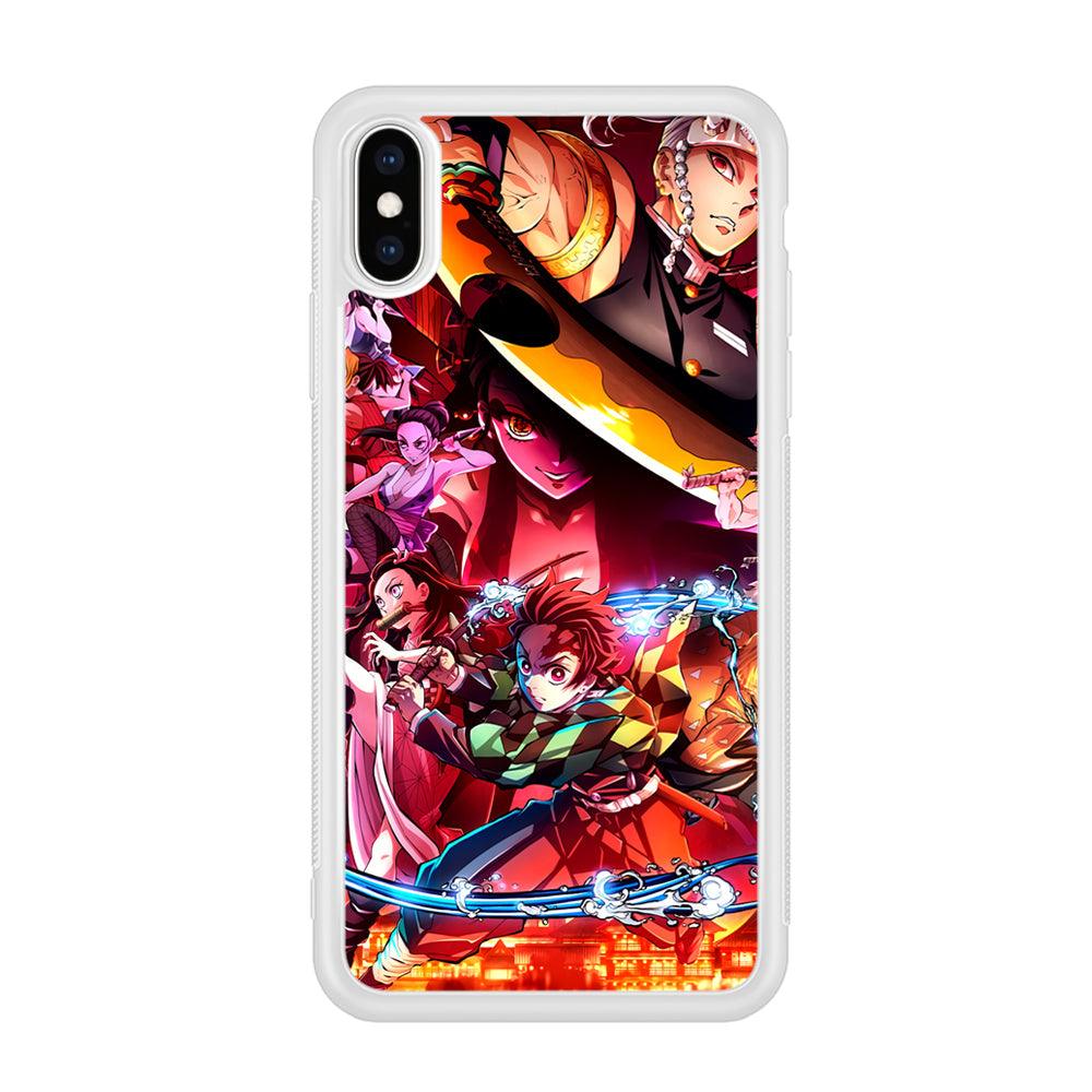 Demon Slayer Blades of Liberty iPhone X Case-Oxvistore