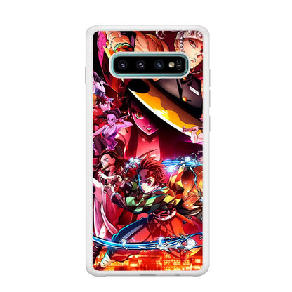 Demon Slayer Blades of Liberty Samsung Galaxy S10 Plus Case-Oxvistore