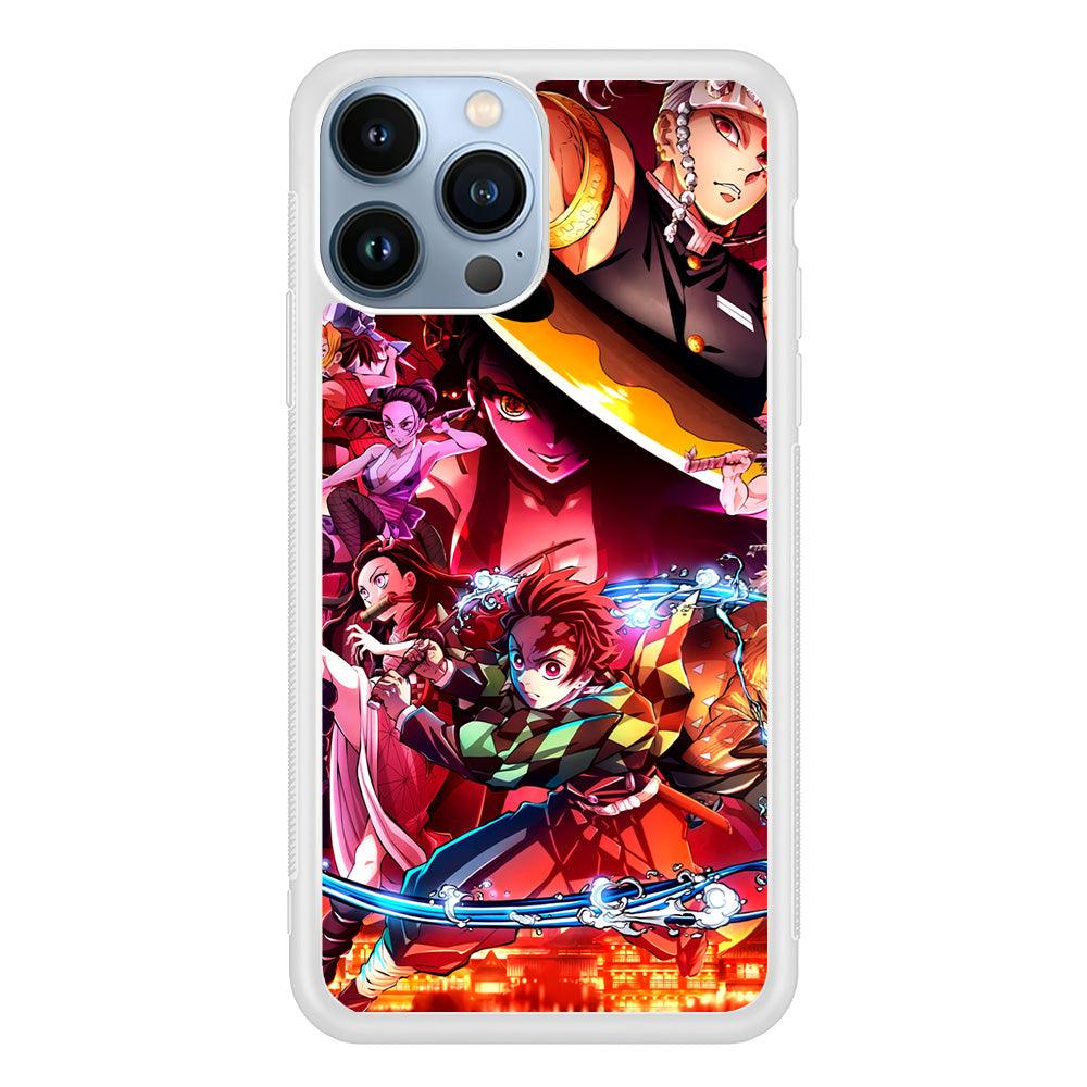 Demon Slayer Blades of Liberty iPhone 14 Pro Max Case-Oxvistore