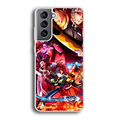 Demon Slayer Blades of Liberty Samsung Galaxy S21 Plus Case-Oxvistore