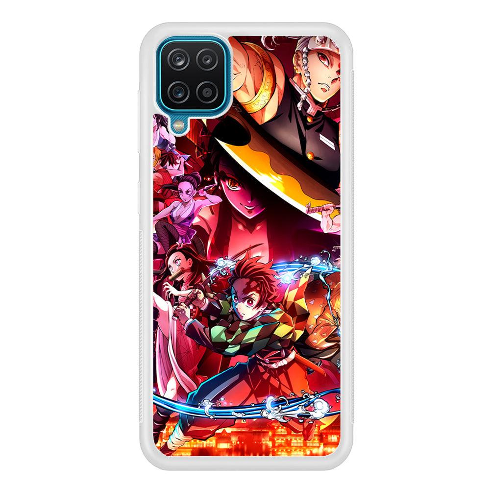 Demon Slayer Blades of Liberty Samsung Galaxy A12 Case-Oxvistore