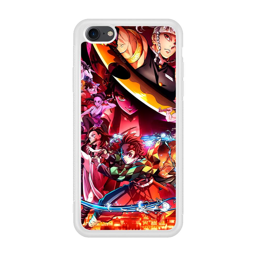 Demon Slayer Blades of Liberty iPhone 8 Case-Oxvistore