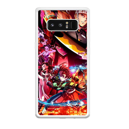 Demon Slayer Blades of Liberty Samsung Galaxy Note 8 Case-Oxvistore