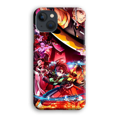 Demon Slayer Blades of Liberty iPhone 15 Plus Case-Oxvistore