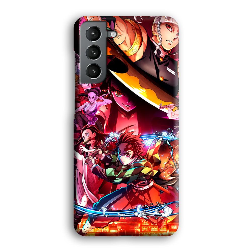 Demon Slayer Blades of Liberty Samsung Galaxy S21 Plus Case-Oxvistore