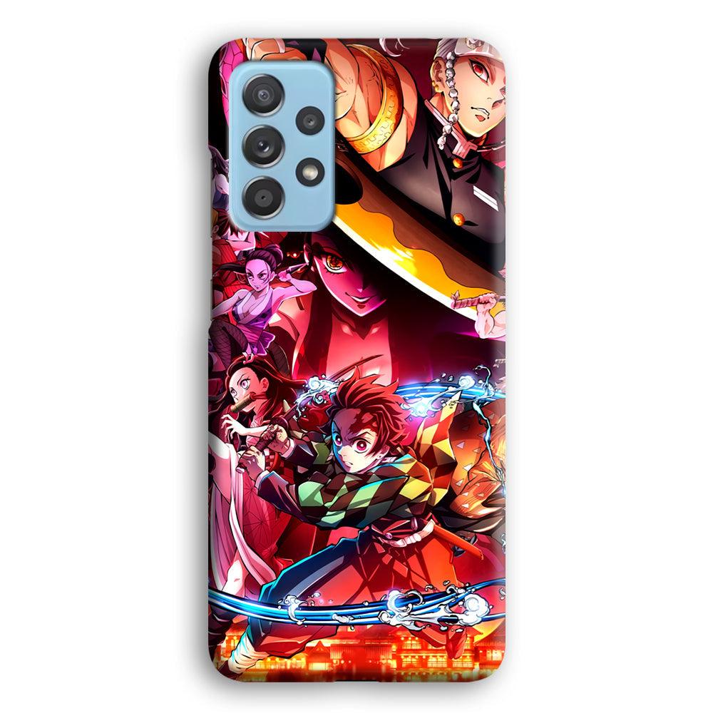 Demon Slayer Blades of Liberty Samsung Galaxy A72 Case-Oxvistore