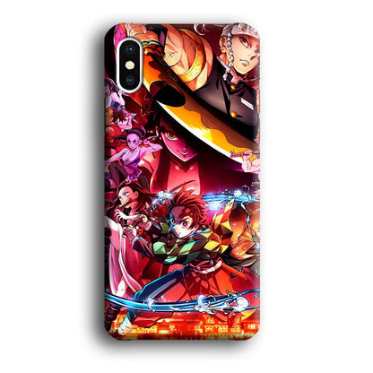 Demon Slayer Blades of Liberty iPhone X Case-Oxvistore