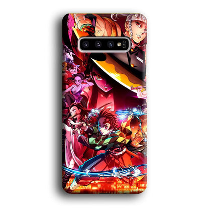 Demon Slayer Blades of Liberty Samsung Galaxy S10 Plus Case-Oxvistore