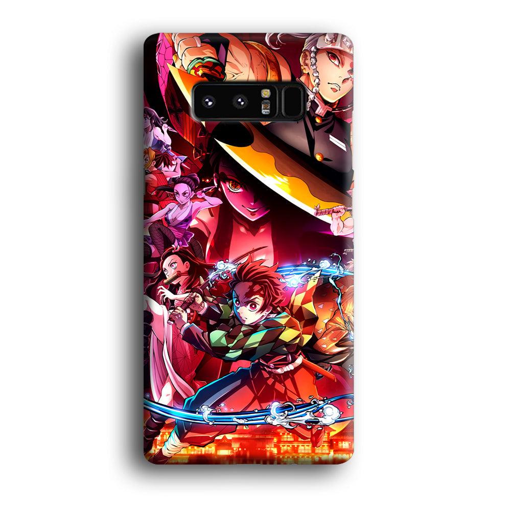 Demon Slayer Blades of Liberty Samsung Galaxy Note 8 Case-Oxvistore