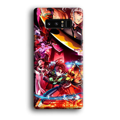 Demon Slayer Blades of Liberty Samsung Galaxy Note 8 Case-Oxvistore