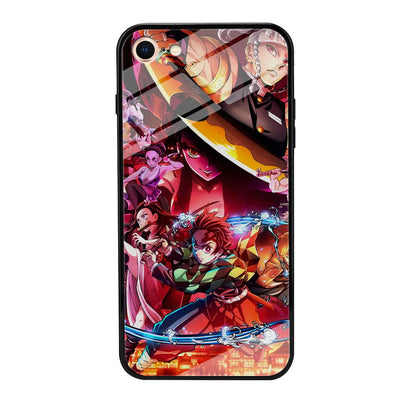 Demon Slayer Blades of Liberty iPhone 8 Case-Oxvistore