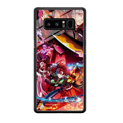 Demon Slayer Blades of Liberty Samsung Galaxy Note 8 Case-Oxvistore