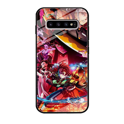 Demon Slayer Blades of Liberty Samsung Galaxy S10 Plus Case-Oxvistore