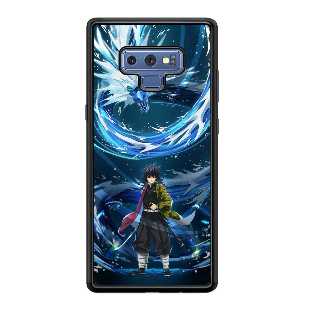 Demon Slayer Giyuu Dragon of Water Samsung Galaxy Note 9 Case-Oxvistore