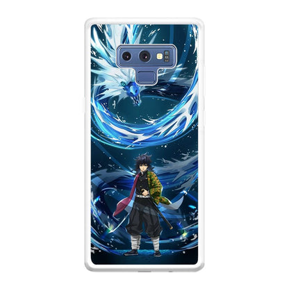 Demon Slayer Giyuu Dragon of Water Samsung Galaxy Note 9 Case-Oxvistore