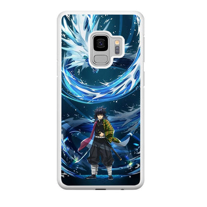 Demon Slayer Giyuu Dragon of Water Samsung Galaxy S9 Case-Oxvistore