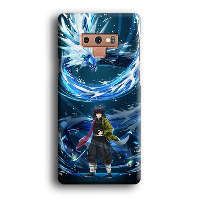 Demon Slayer Giyuu Dragon of Water Samsung Galaxy Note 9 Case-Oxvistore