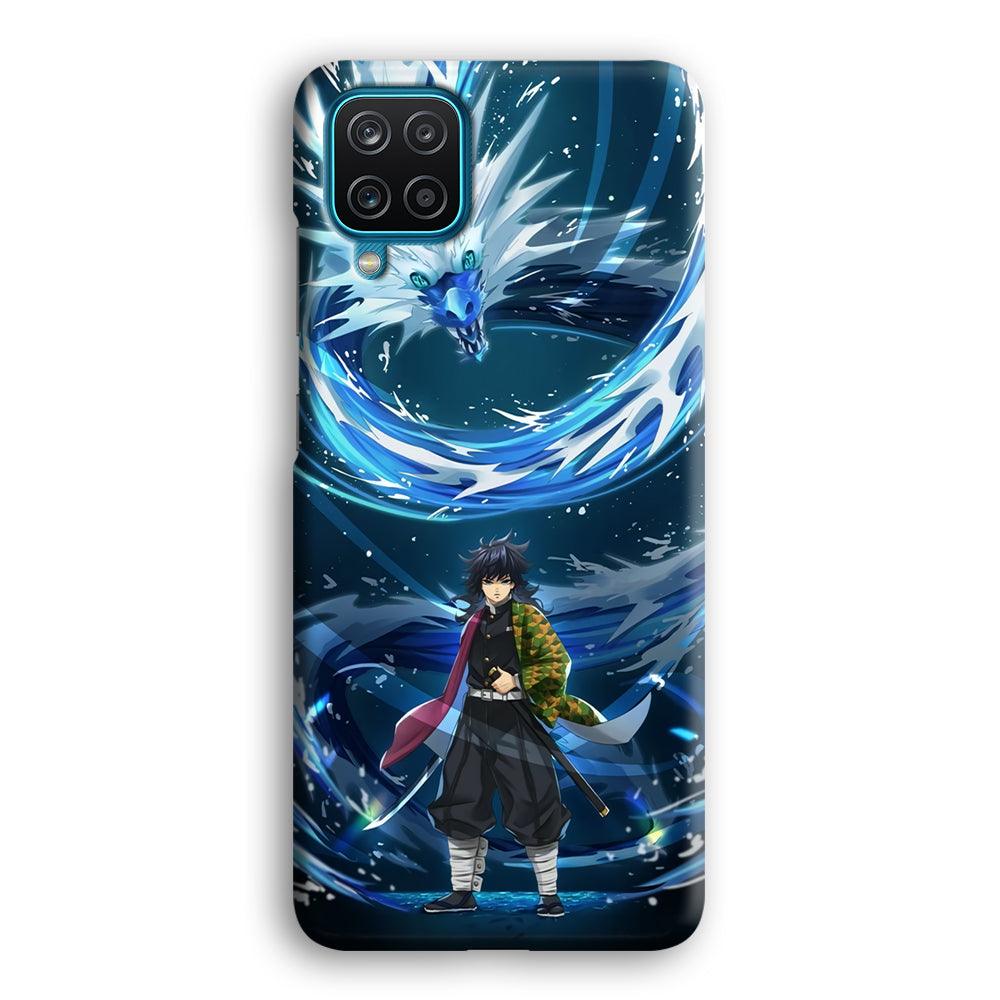 Demon Slayer Giyuu Dragon of Water Samsung Galaxy A12 Case-Oxvistore