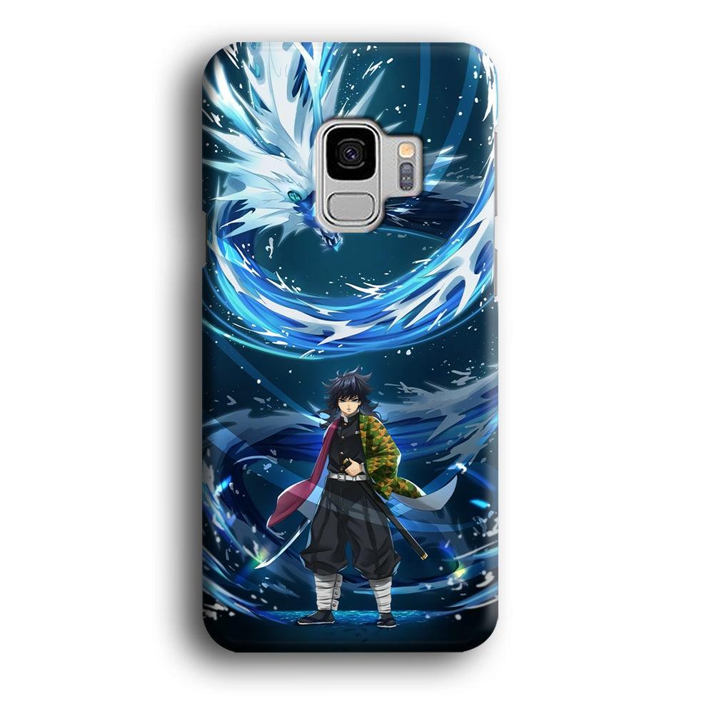 Demon Slayer Giyuu Dragon of Water Samsung Galaxy S9 Case-Oxvistore