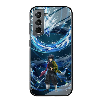 Demon Slayer Giyuu Dragon of Water Samsung Galaxy S21 Case-Oxvistore